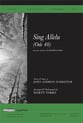 Sing Allelu (Ode 40) SATB choral sheet music cover